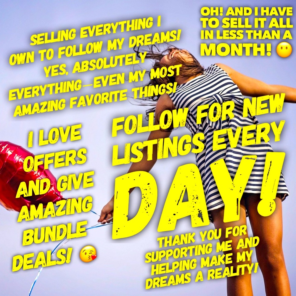 EVERYTHING MUST GO 🥳🌟🎉🎉🎉🎉🎉